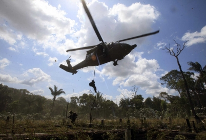 Drug eradication efforts in Colombia. (AP)