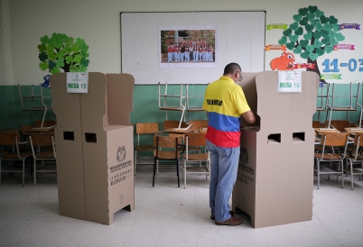 Colombian voter.