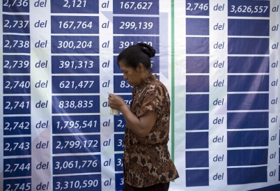 A Guatemalan voter. (AP)