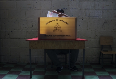 A ballot box in Honduras. (AP)