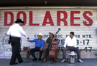Street musicians in Monterrey