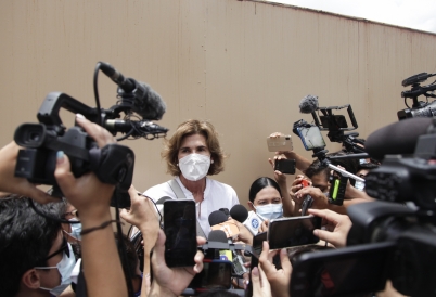 Nicaraguan opposition leader and presidential pre-candidate Cristiana Chamorro. (AP)