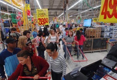 Brazilians Shopping in a Mall