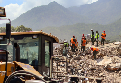 Search and recovery operation in La Guaira, Venezuela