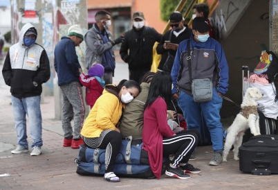 Venezuelan migrants in Colombia