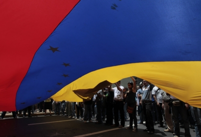 Protests in Caracas, Venezuela