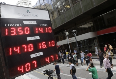 Argentina's exchange rate in December 2015