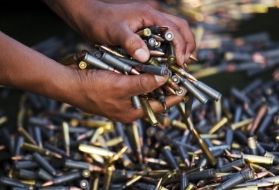 Seized bullets in Mexico. (AP)