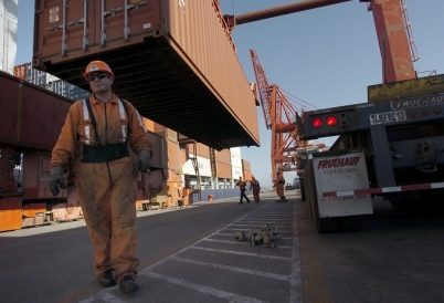 Shipping dock in Mexico