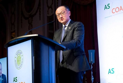 World Bank Group (WBG) President Jim Yong Kim