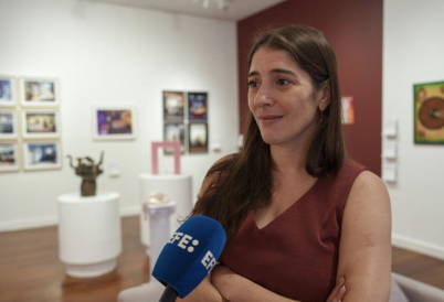 Aime Iglesias Lukin during the interview