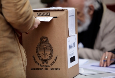 Argentina's election ballot box