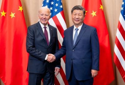 Joe Biden and Xi Jinping
