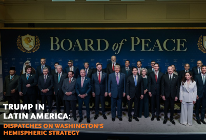 Attendees of the first Board of Peace meeting. (White House)