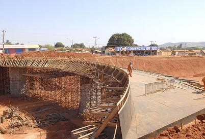 Highway construction in Brazil