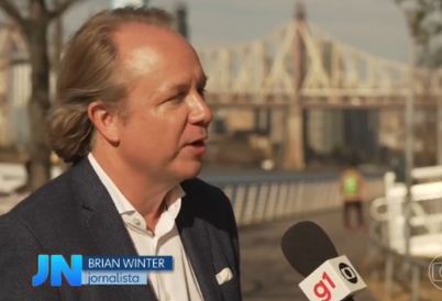 Brian Winter no Jornal Nacional