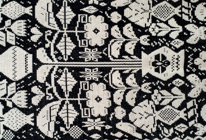 Warp-woven thread
