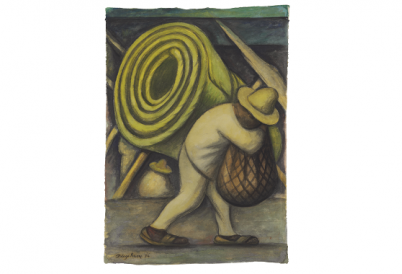 Diego Rivera´s Returning from the Market painting