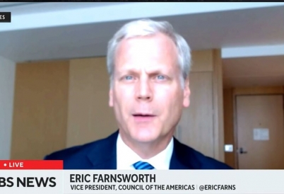 Eric Farnsworth on CBS
