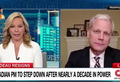 CNN interview with Eric Farnsworth on the right side