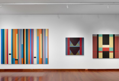 Installation view of Fanny Sanín: Geometric Equations. (Photo: Arturo Sanchez)