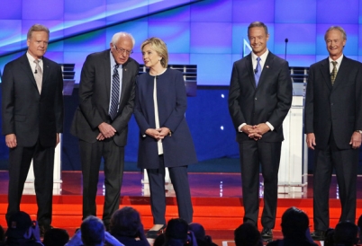 Democratic candidates have their first debate ahead of the 2016 presidential election