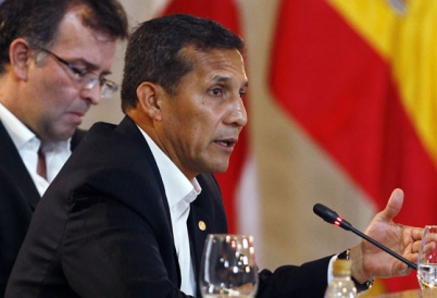 Peruvian President Ollanta Humala