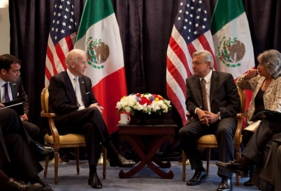 Biden and AMLO meeting in 2012. (Obama White House Archives)