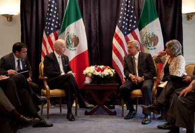Biden and AMLO meeting in 2012