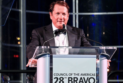 Luis Miguel Castillo at the 28th BRAVO Business Awards on October 20.