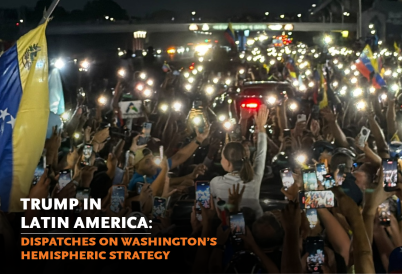 Maria Corina Machado, in white, rallies in Venezuela on October 25. (Machado's X) 