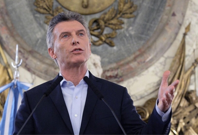 Argentina President Mauricio Macri