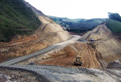 Costa Rica highway construction