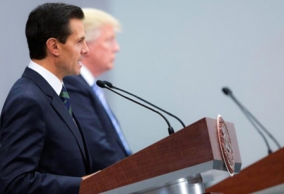 Enrique Peña Nieto and Donald Trump