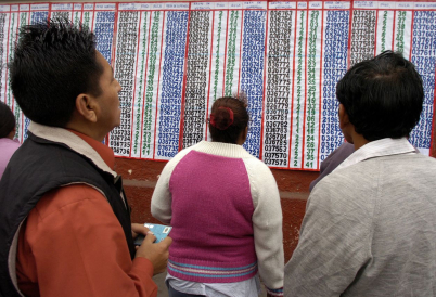 Votantes en Perú