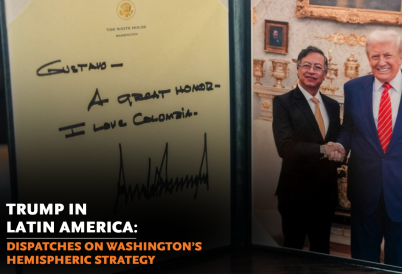 A keepsake U.S. President Donald Trump gave to Colombian President Gustavo Petro. (Petro's X Account)