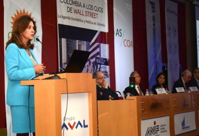 Marta Lucía Ramírez Bogotá Colombia ASCOA ANIF Fedesarrollo