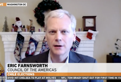 Eric Farnsworth on Chile Elections