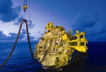 Deepwater spar equipment in the Gulf of Mexico (Royal Dutch Shell)