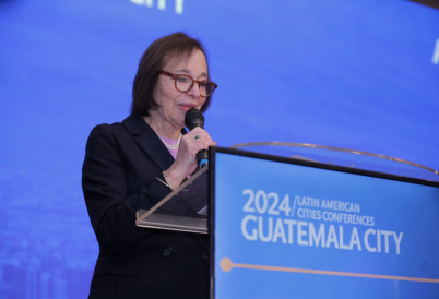 Susan Segal en la Latin American Cities Conference: Guatemala City