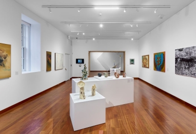 Installation view of the gallery