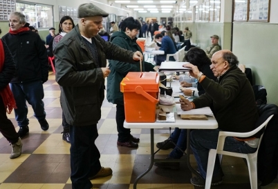 Uruguayan voters. (AP)