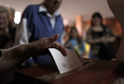 Voter in Uruguay