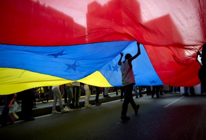 Protests in Caracas, Venezuela 