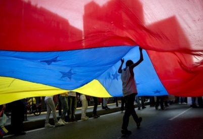 Protest in Caracas, Venezuela