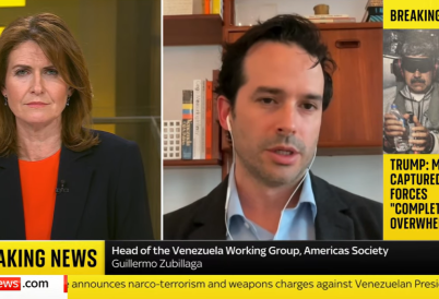 Guillermo Zubillaga on Sky News