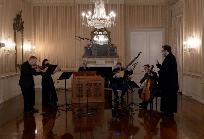 Robert Mealy, Johanna Novom, Avi Stein, John Lenti, Ezra Seltzer, and Jonathon Adams