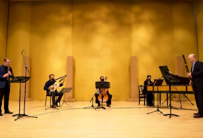 Vincent Lauzer and ensemble.
