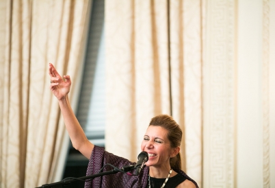 Magos Herrera at Americas Society in 2016. (Image: Roey Yohai Studios)