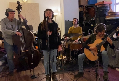 Rita Payés and Group. (Image via Americas Society video)